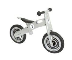 Simply Houten loopfiets Simply Zilver- limited edition