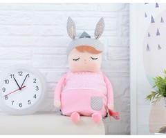 MeToo Angela Doll Rugzak konijn pink