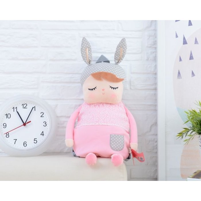 MeToo Angela Doll Rugzak konijn pink
