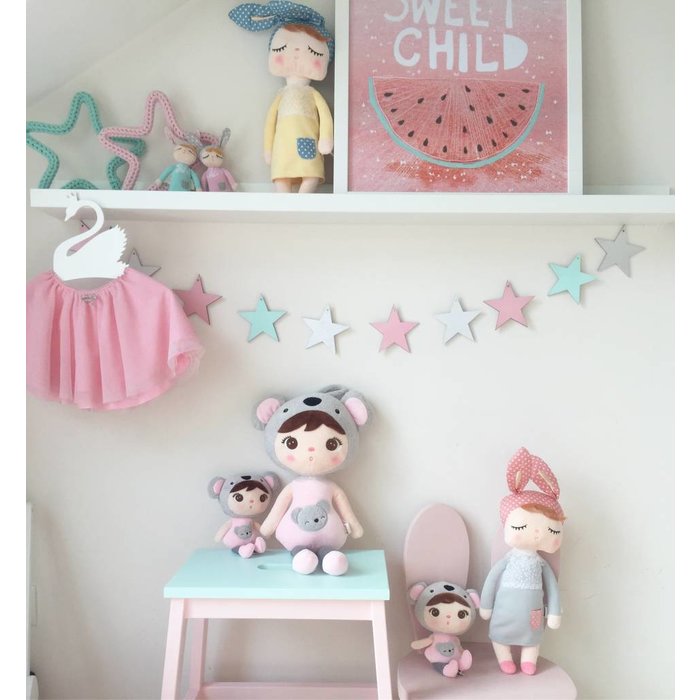 MeToo Angela Doll Rugzak konijn pink