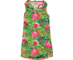 Funky XS jurk Tropical jungle