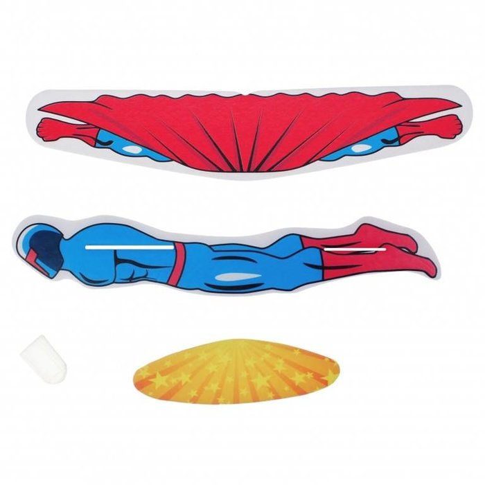 ToyToy Superhelden foam Vliegtuigjes DIY