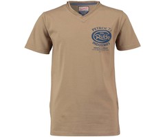 Petrol Industries V-shirt Cottage taupe
