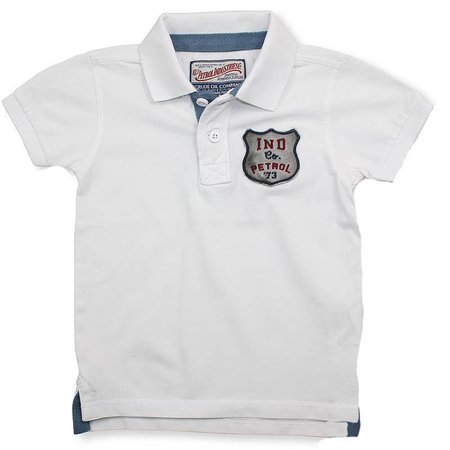 Petrol Industries kinder polo shirt wit