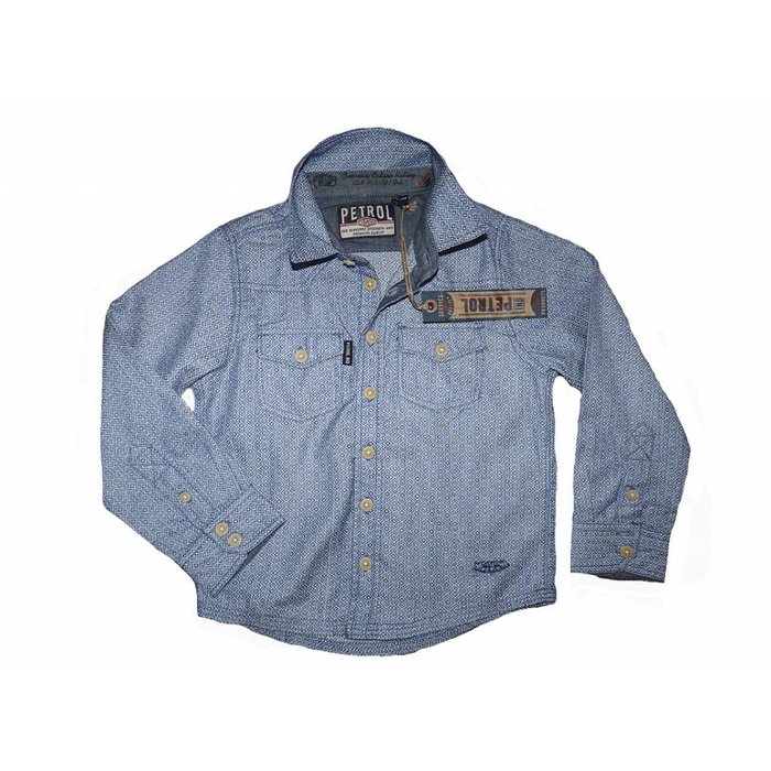 Petrol Industries overhemd Blue Jay