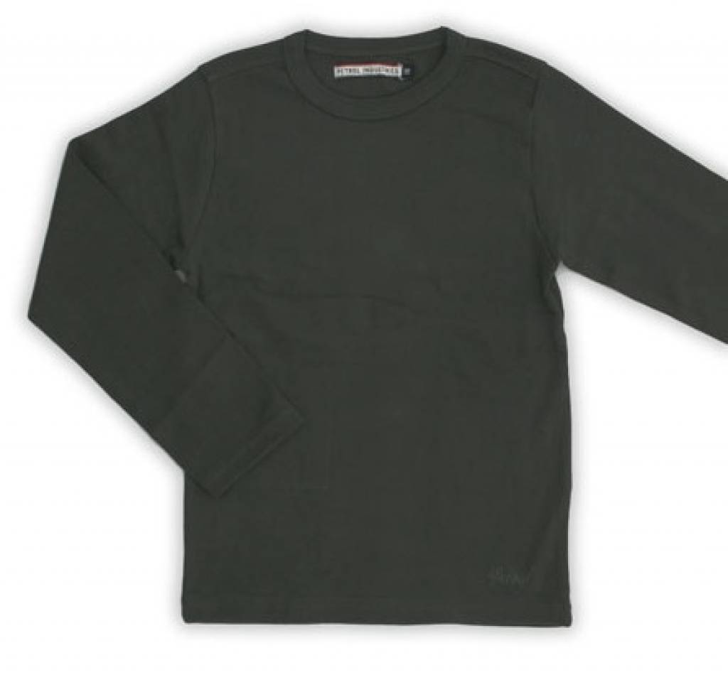 Petrol Industries basic longsleeve antraciet