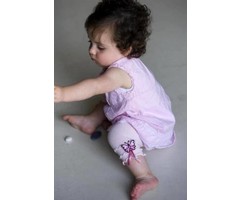 Bonnie Doon baby- en kinder beenmode  Butterfly Baby Legging soft pink