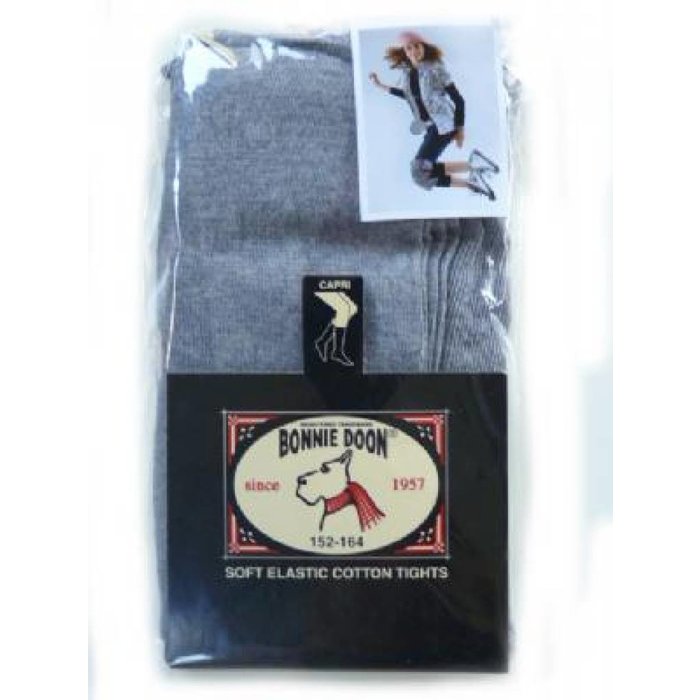 Bonnie Doon baby- en kinder beenmode  chou chou capri kinder legging medium grey