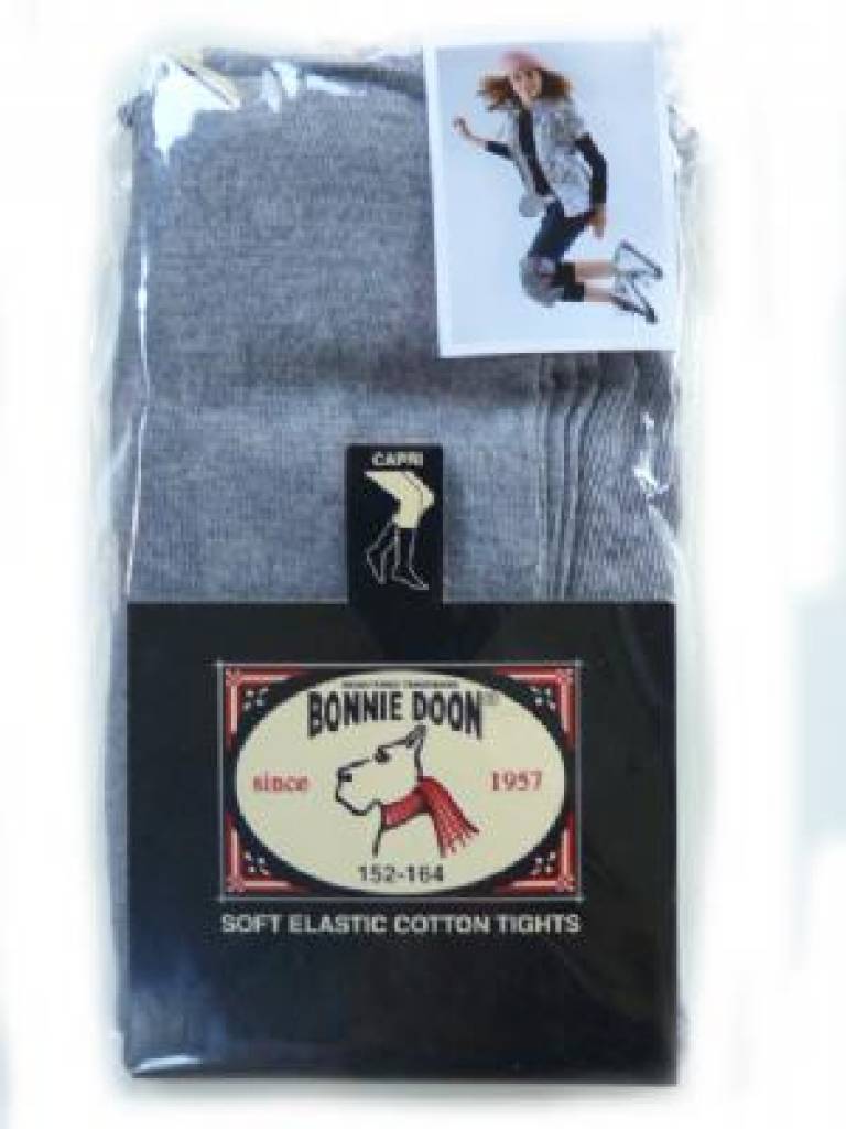 Bonnie Doon baby- en kinder beenmode  chou chou capri kinder legging medium grey