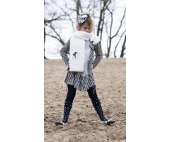 Bonnie Doon baby- en kinder beenmode  maillot navy met witte stippen