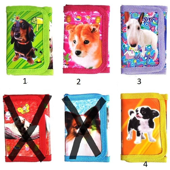 ToyToy Kinder portemonnee dieren