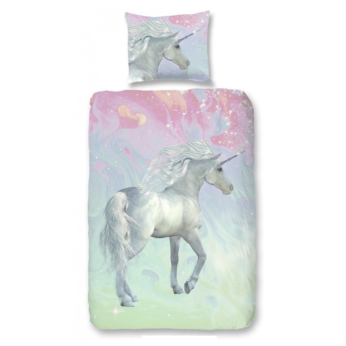 Good Morning  Kinder dekbedovertrek Unicorn Paard