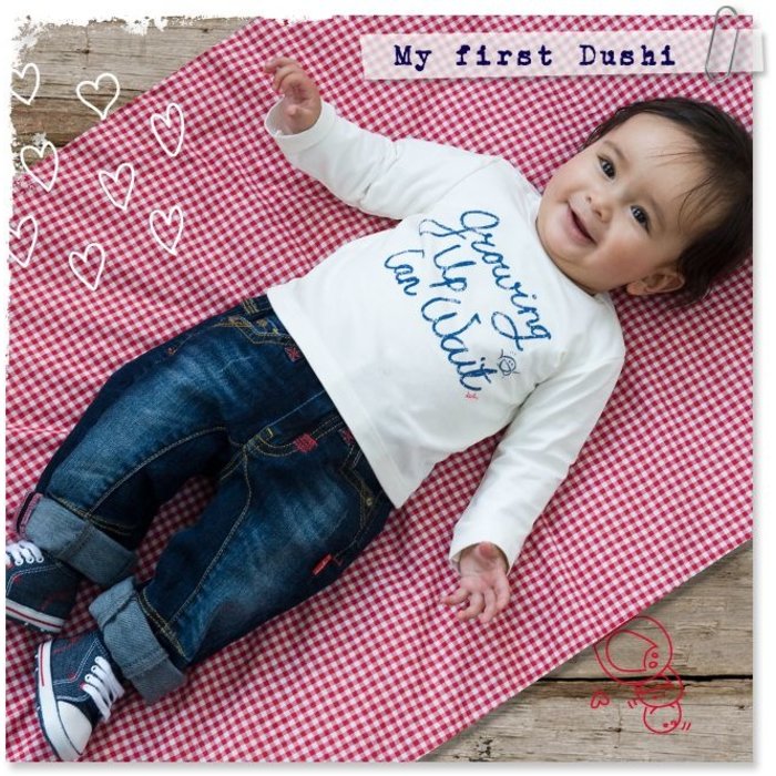 Dushi Kraamcadeau in blik met shirtje