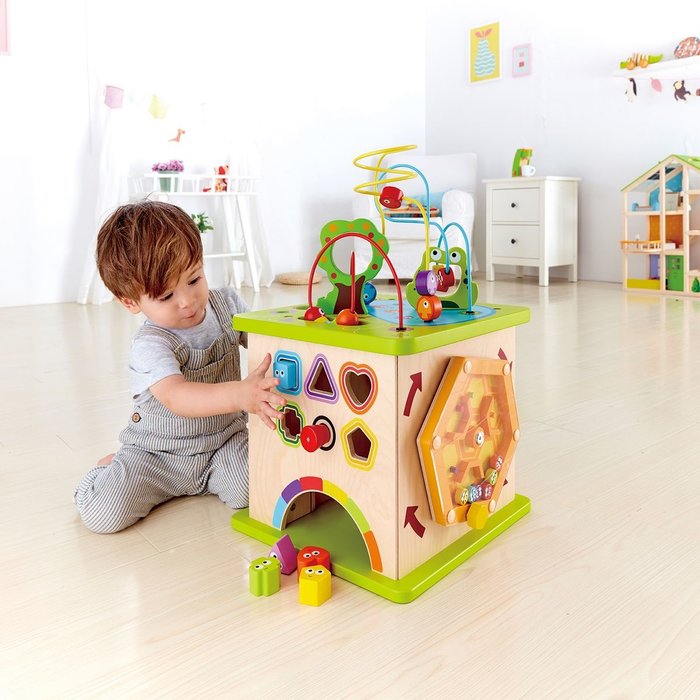 Hape Country Critters Play Cube speelkubus