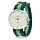 Unisex quartz horloge Danton groen blauw