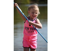 Blue Fish jumpsuit fluo pink