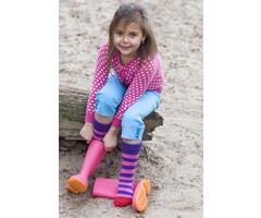 Bonnie Doon baby- en kinder beenmode  dikke kousen Gumboot purple rain