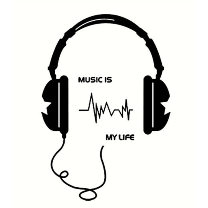 ToyToy Muursticker voor stopcontact Music