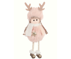 ToyToy Kerst Engeltje Pluche roze