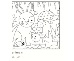 Gratis kleurplaat dieren