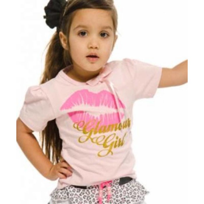 Funky XS shirt Kiss pink