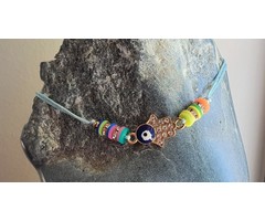 CU Evil Eye armbandje  blue