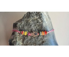 CU Evil Eye armbandje roze