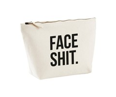 Beezonder Toilettasje Face Shit eco cotton