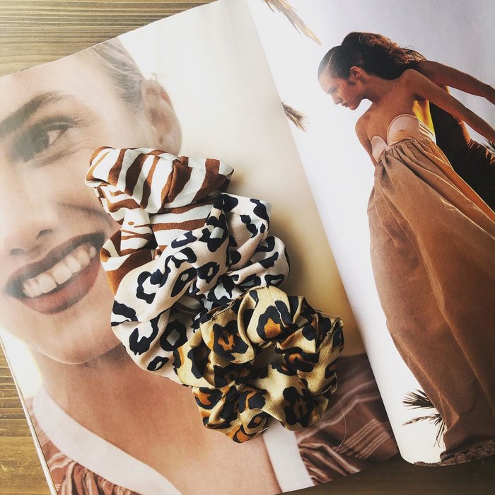 Rafa Scrunchie Leopard brown