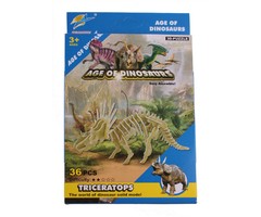 LG Toys Dinosaurus 3D bouwpakket Triceratops