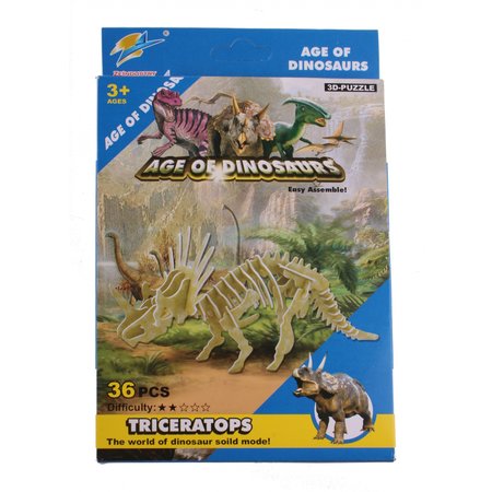 LG Dinosaurus 3D bouwpakket Triceratops 36-delig