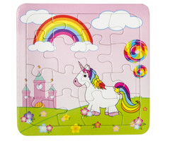 LG Toys Unicorn Regenboog puzzel