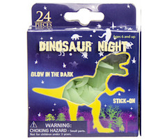 LG Toys Dinosaurus Muurstickers Glow-In-The-Dark 24 stuks