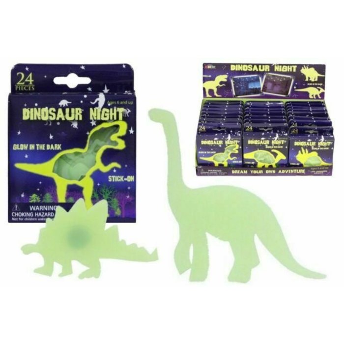 LG Toys Dinosaurus Muurstickers Glow-In-The-Dark 24 stuks