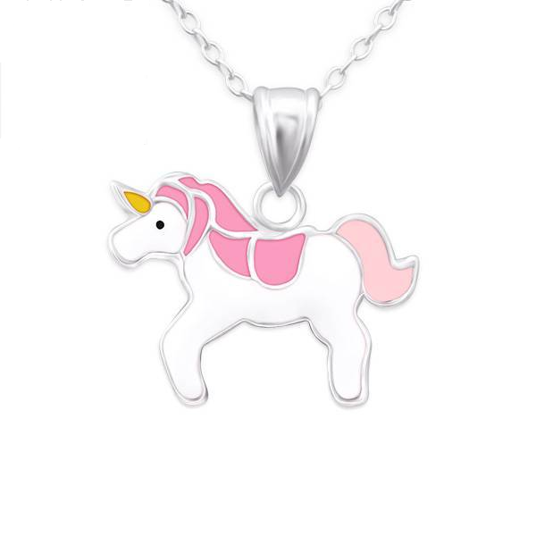 Atelier Albertine Sterling zilveren ketting unicorn