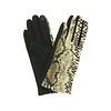 dames handschoenen snake taupe
