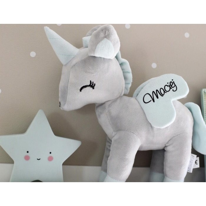 MeToo Metoo Unicorn Eenhoorn knuffel Large wit-32 cm