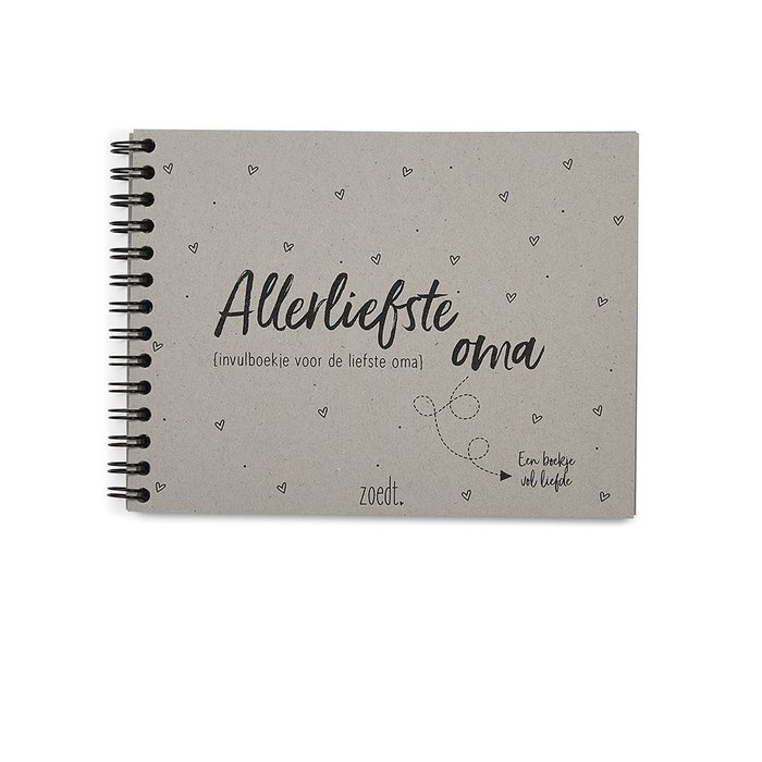 Zoedt Invulboekje voor de allerliefste oma