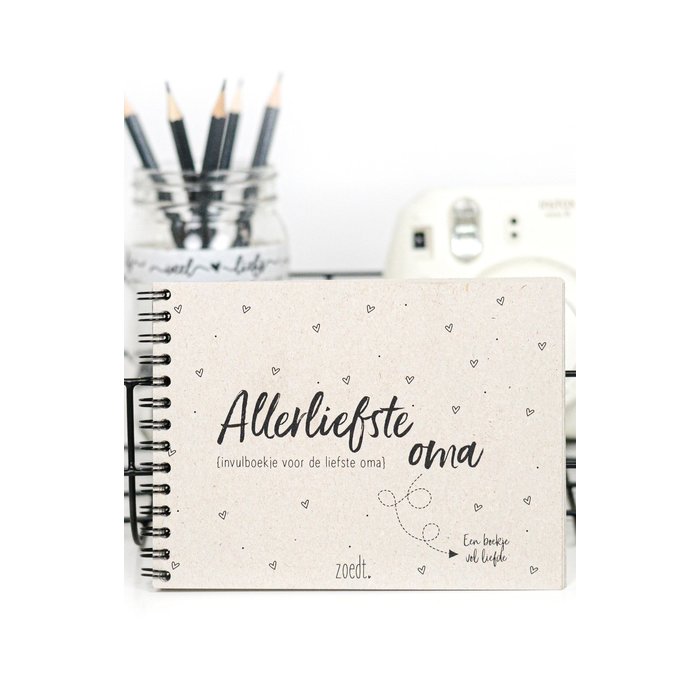 Zoedt Invulboekje voor de allerliefste oma