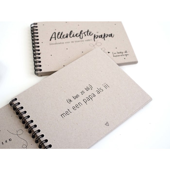 Zoedt Allerliefste papa - invulboekje voor de stoerste vader
