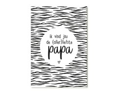 Zoedt Cadeaukaartje Ik vind jou de allerliefste Papa