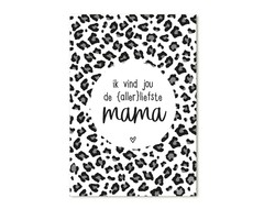 Zoedt Cadeaukaartje Ik vind jou de allerliefste mama