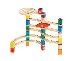 Hape Quadrilla houten knikkerbaan Xcellerator
