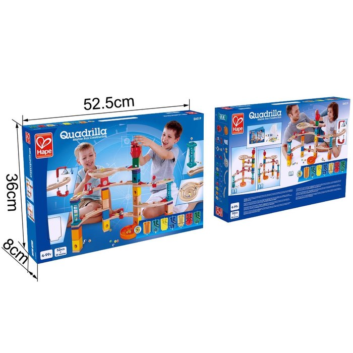 Hape Quadrilla houten knikkerbaan Castle Escape