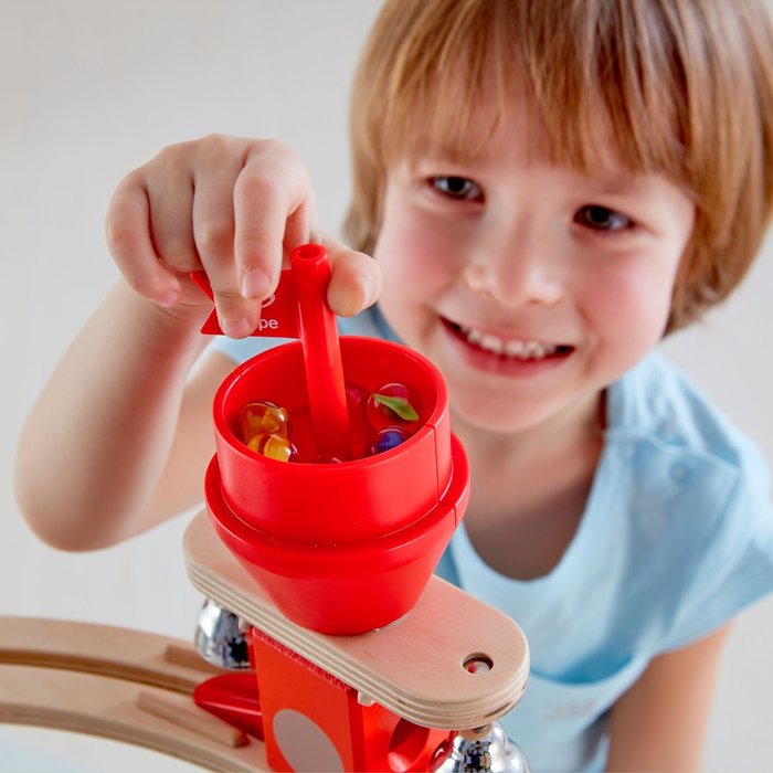 Hape Quadrilla houten knikkerbaan Castle Escape