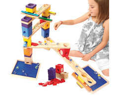Hape Quadrilla houten knikkerbaan Music Motion