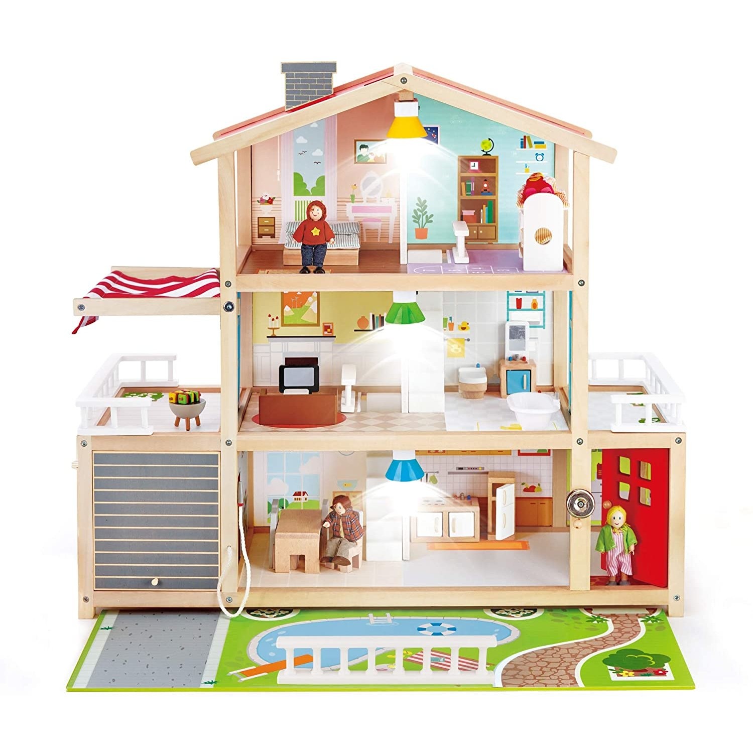 Sophie's poppenhuis, poppenhuis sofie, Le Toy Van houten poppenhuis