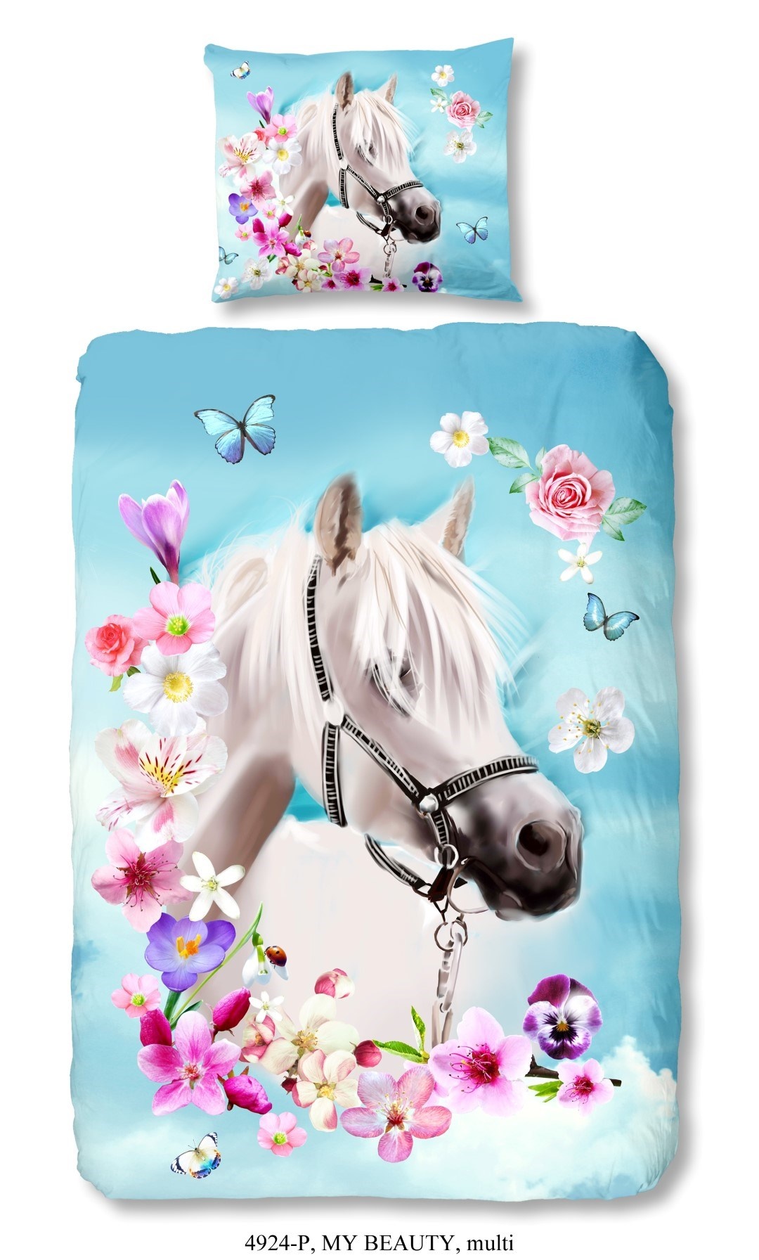 Kinder dekbedovertrek Paard My Beauty > Bestel Snel & Voordelig - Roos & Tijn Designerstore