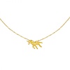 Yehwang Dutch Design Unicorn  ketting stainless steel goud