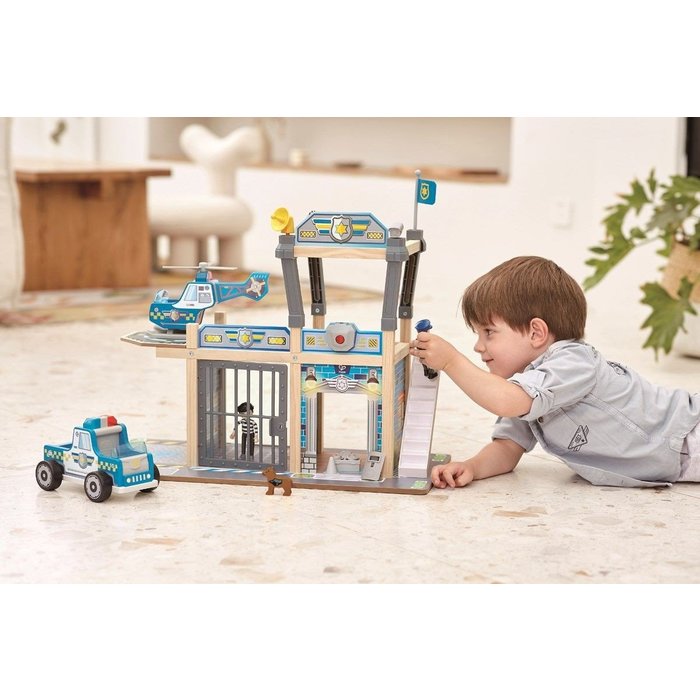 Hape Houten Politieburo speelset